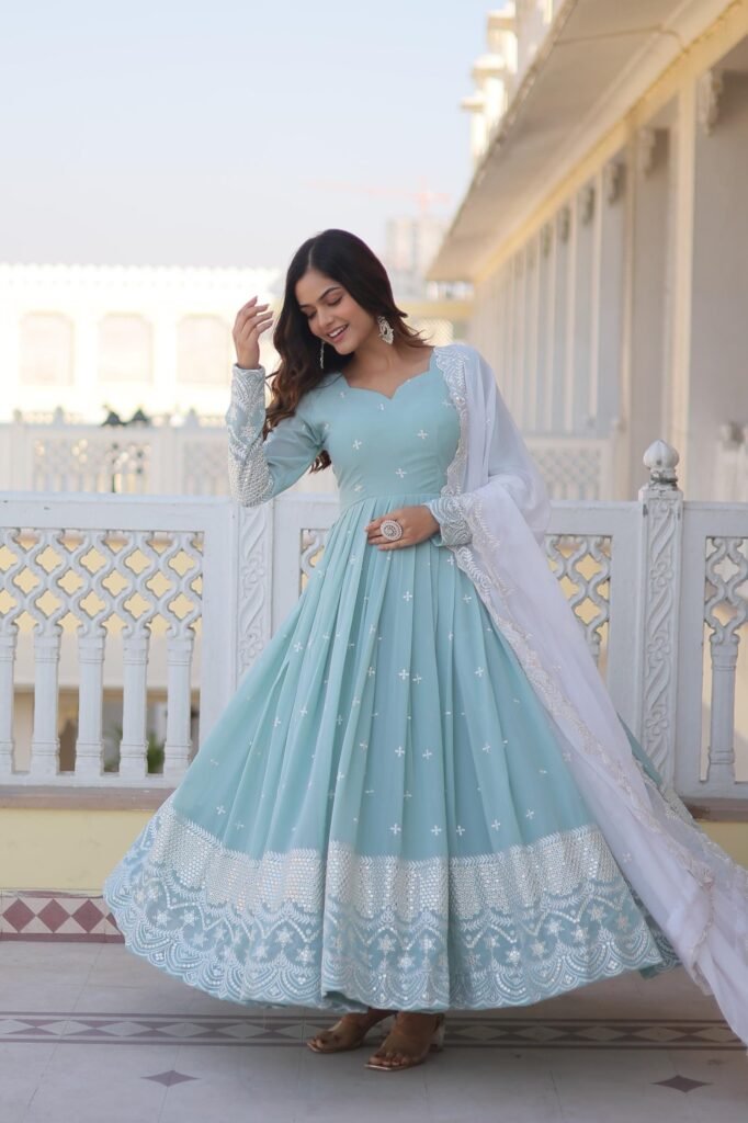 Anarkali Gown + Duppata