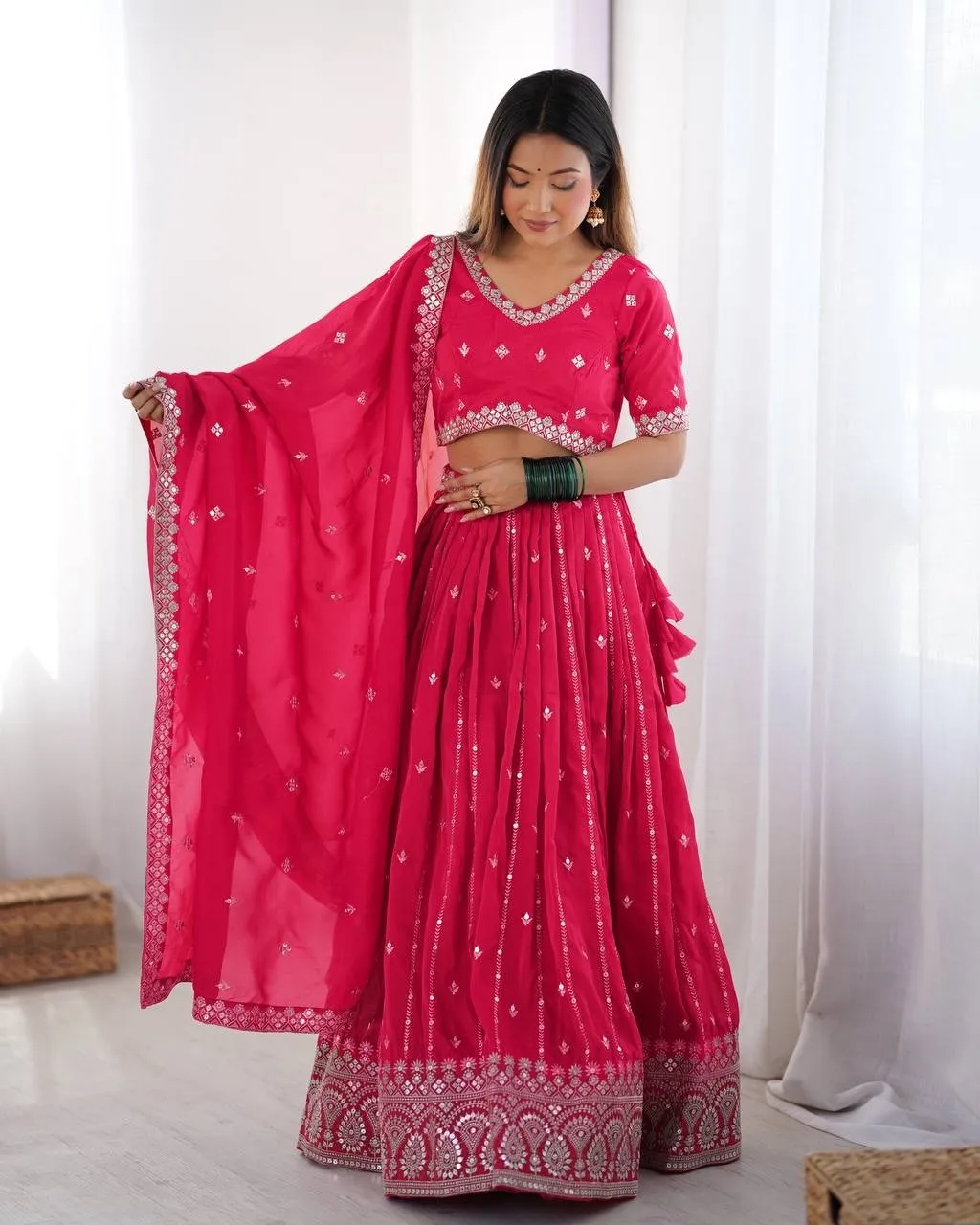 Lehenga Choli Simmer Silk