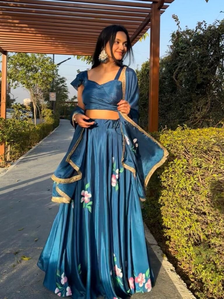 Lehenga Choli Pure Chinon