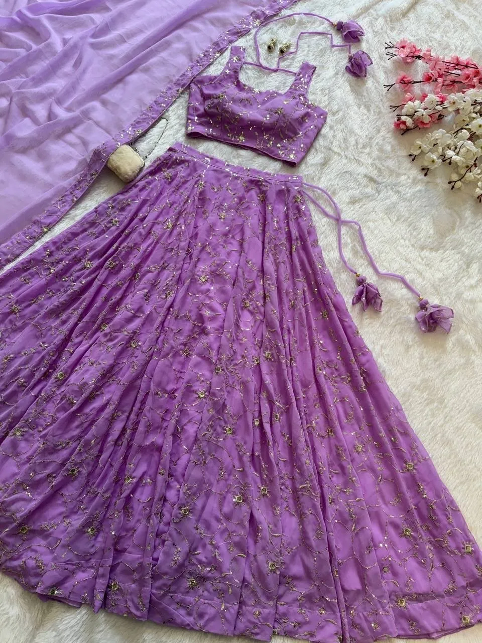 Lehenga Choli Pure Georgette
