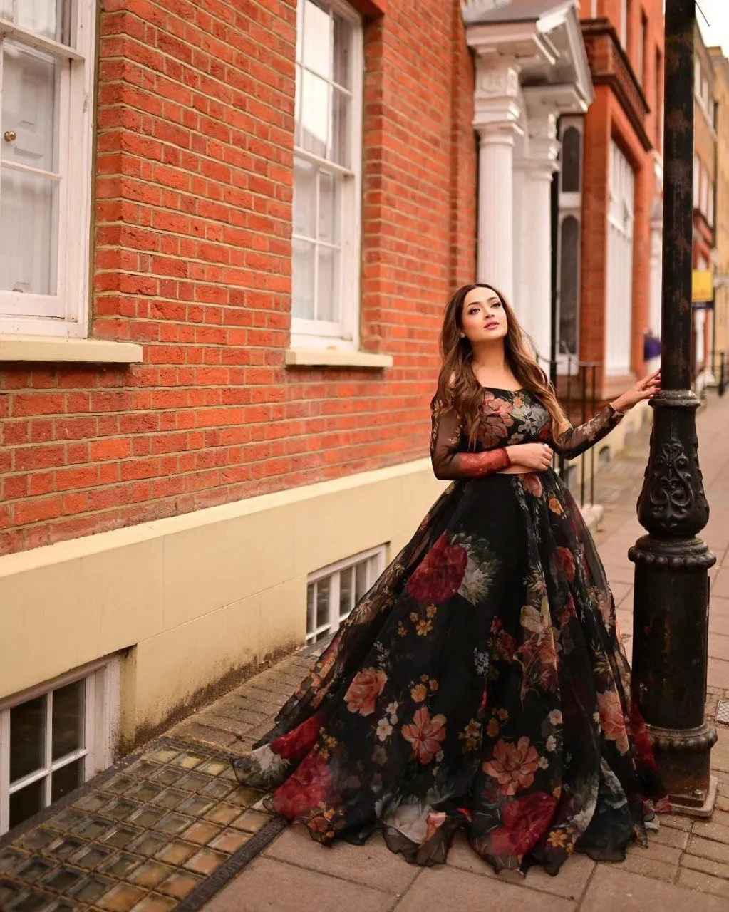 Lehenga Choli Pure Organza