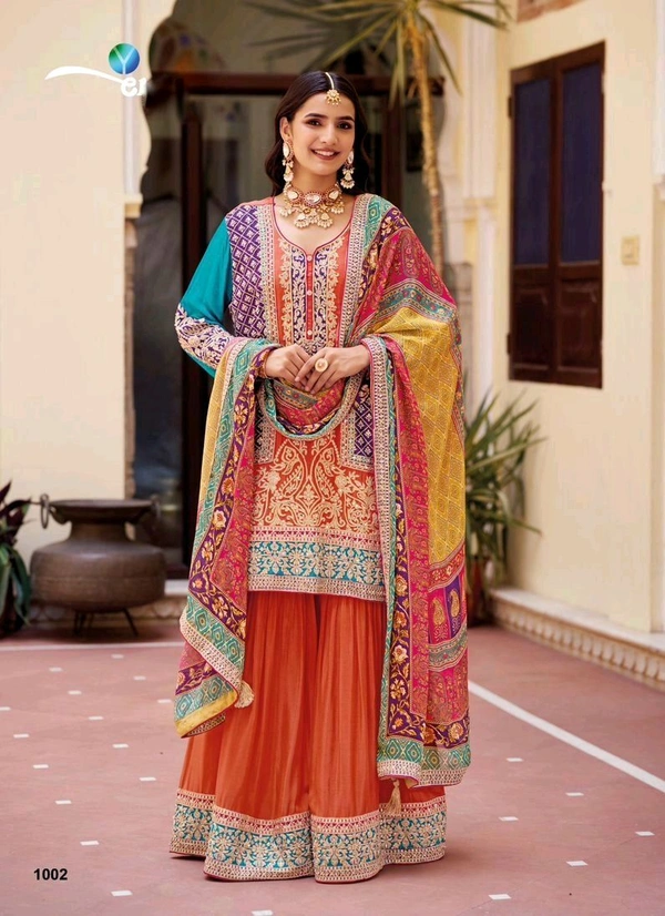 Kurti Plazo Set Chinon
