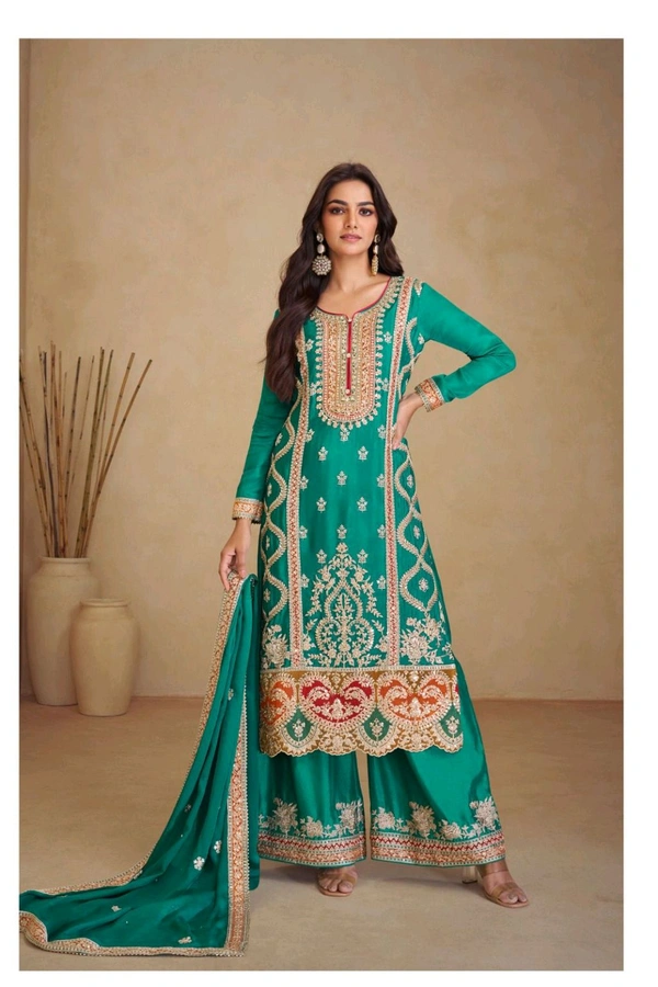 Kurti Plazo Set Chinon