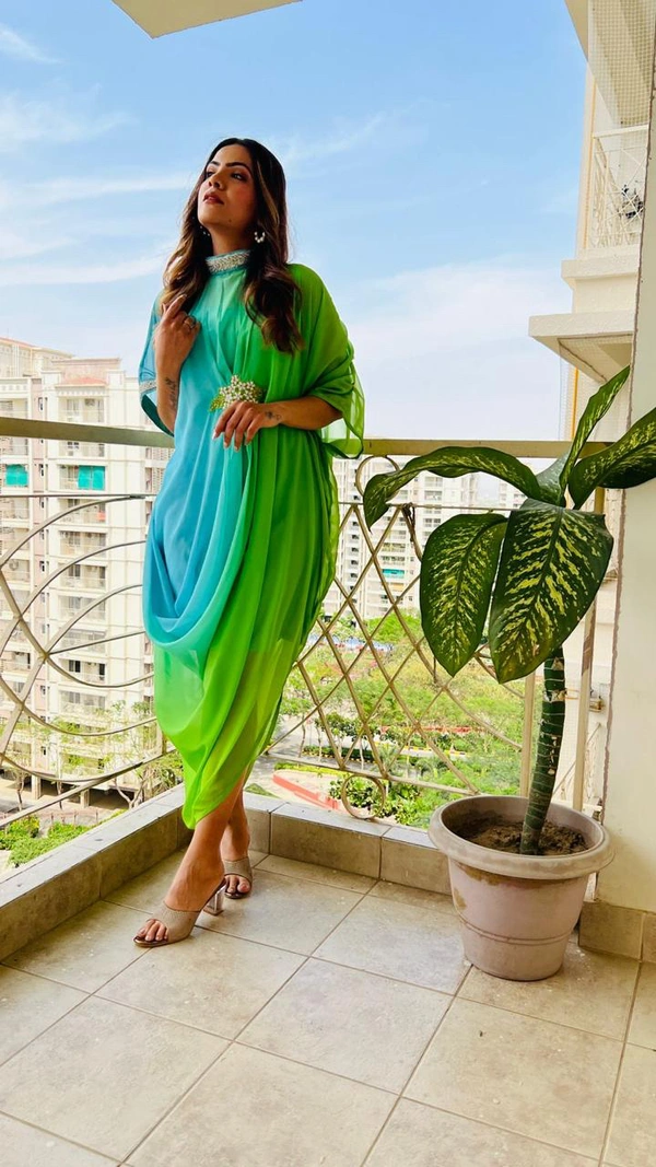 Kaftan Faux Georgette