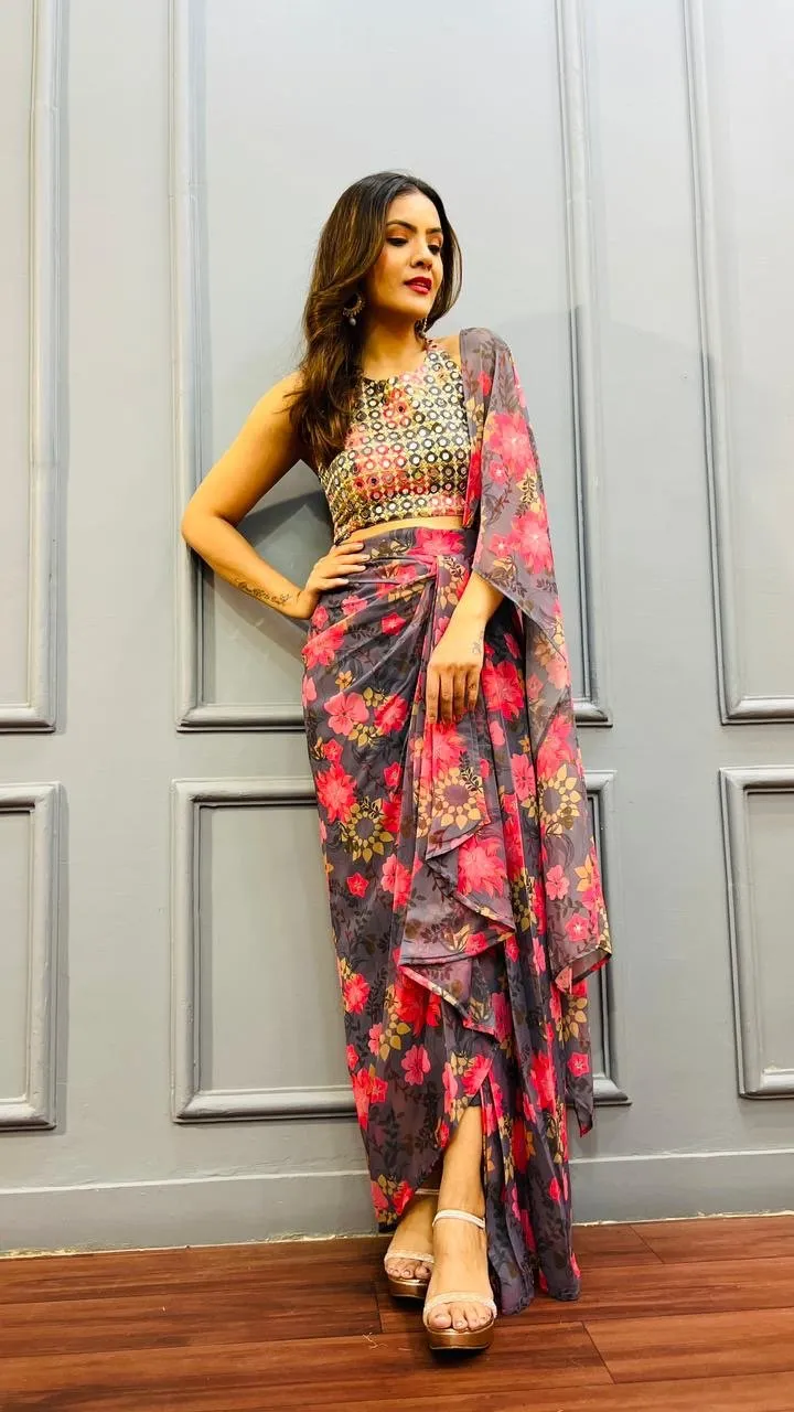 Saree Sarong Drape Ready To Wear