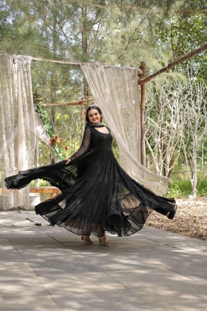 Anarkali Gown Reyon Fabric