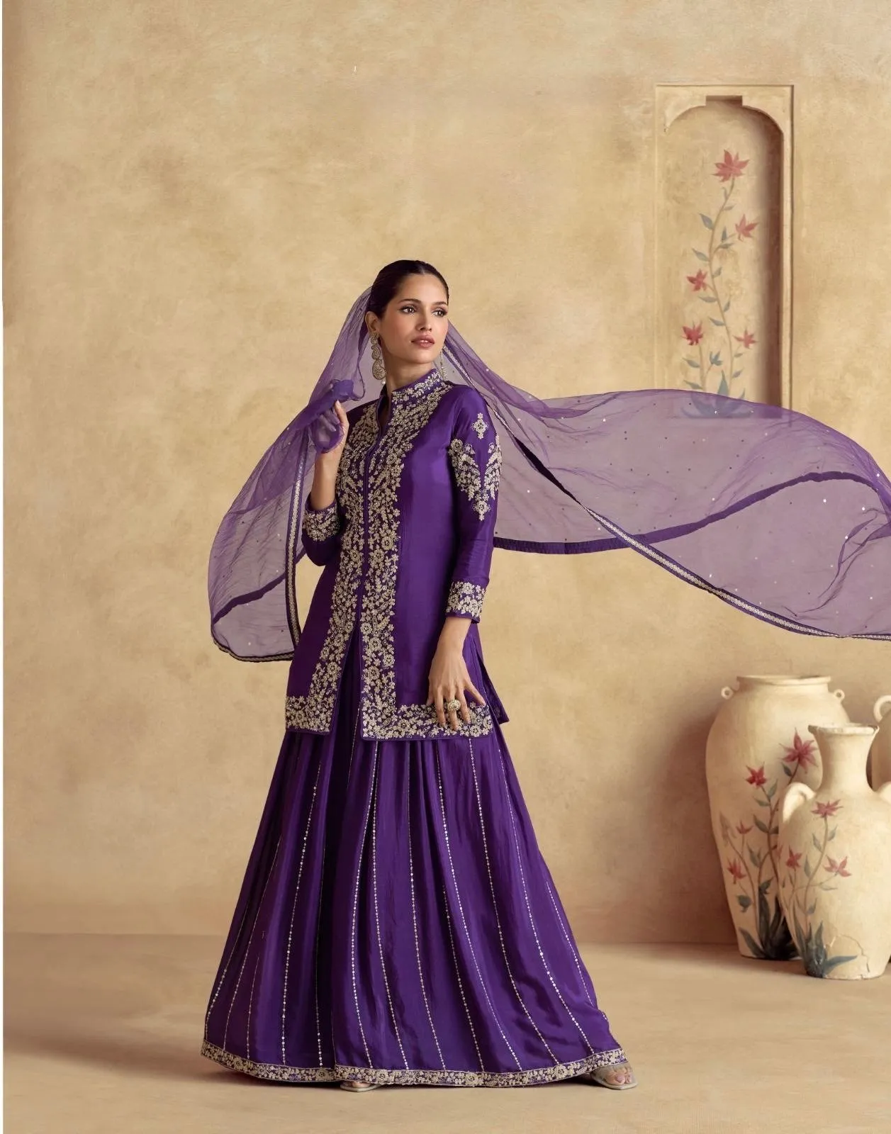 Kurti Plazo Set