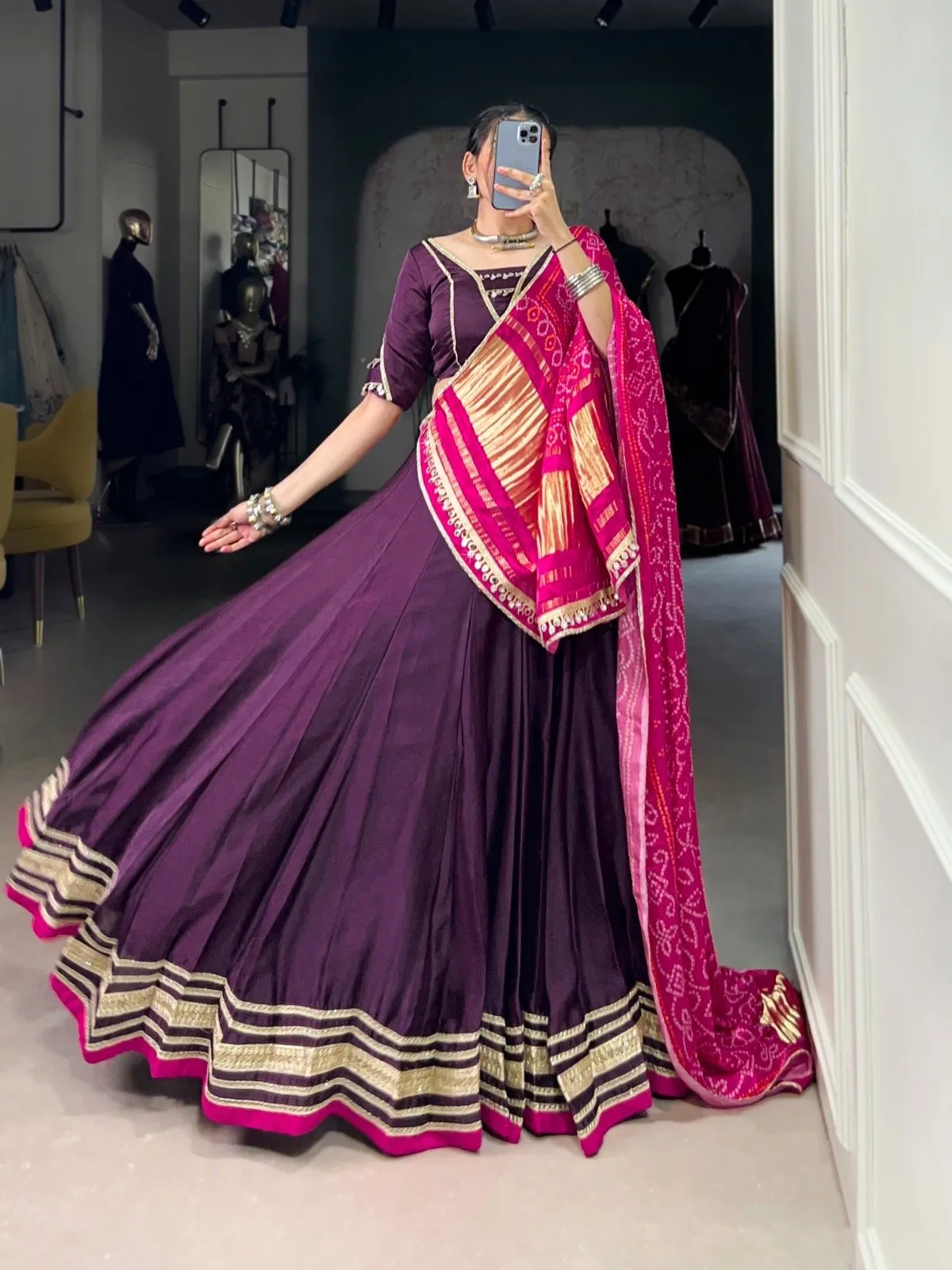Lehenga Choli Silk Georgette