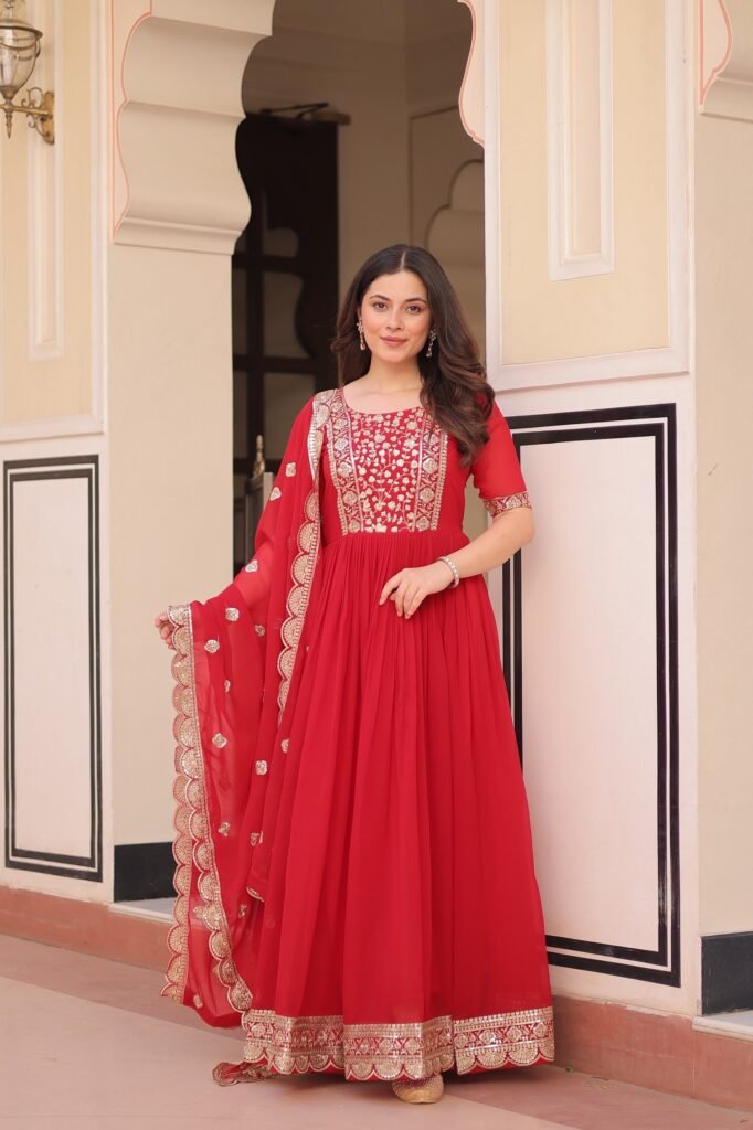 Anarkali Gown + Duppata