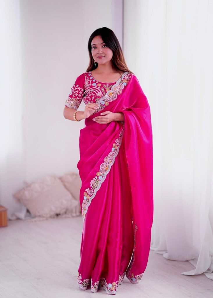 Saree Jimmy Choo