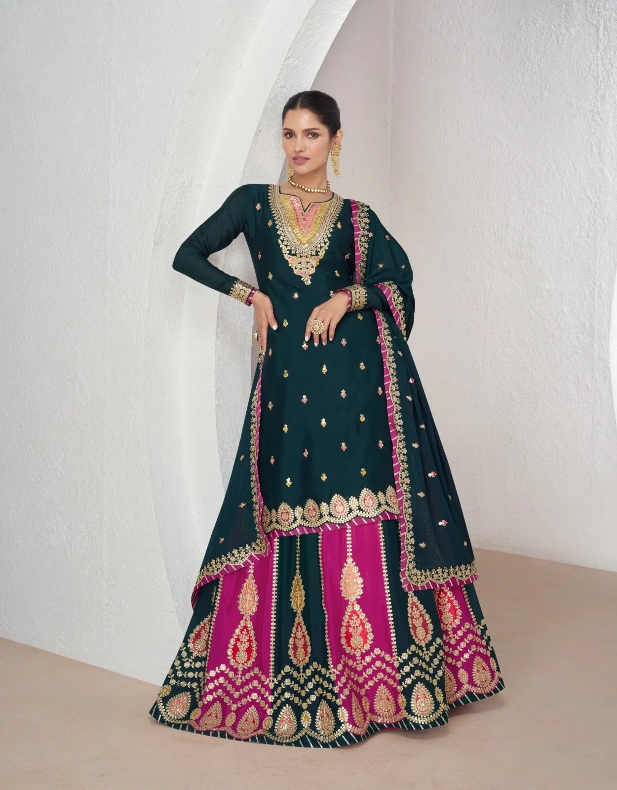 Skirt Kurti Set
