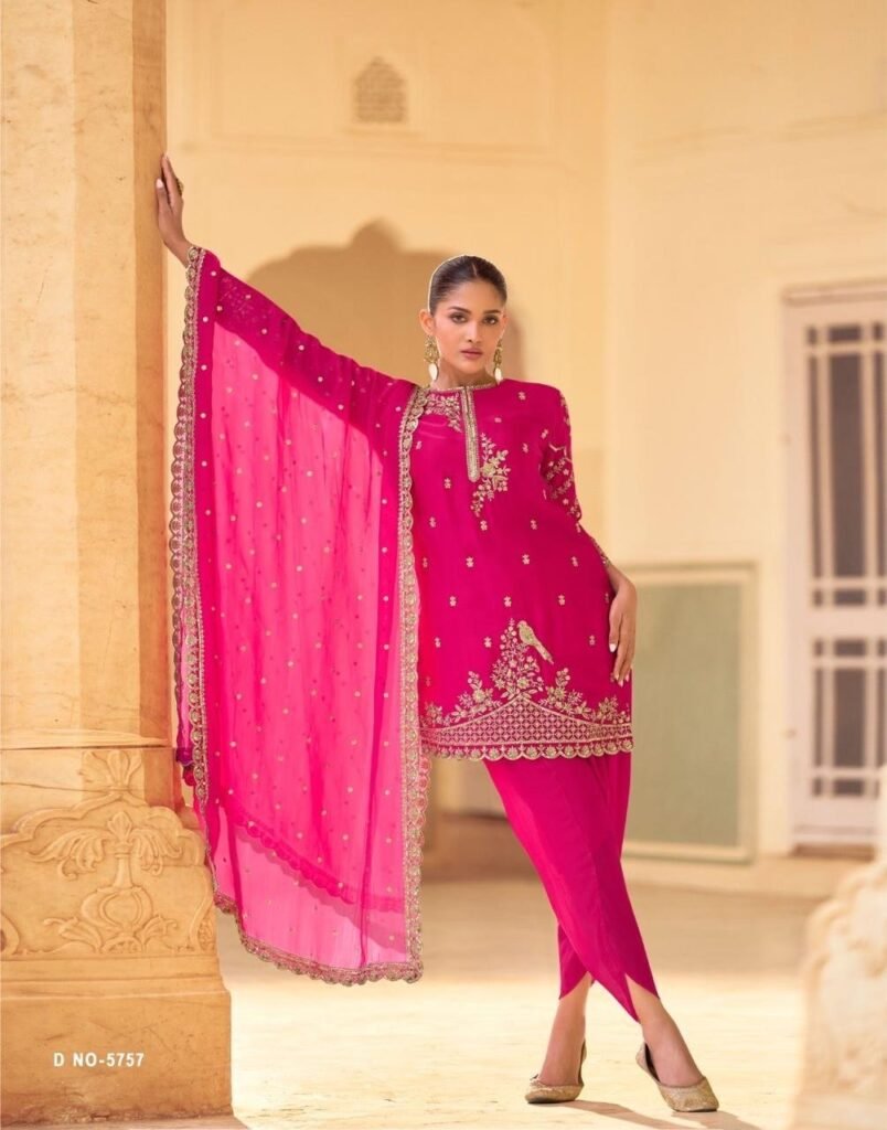 Kurti Dhoti Style