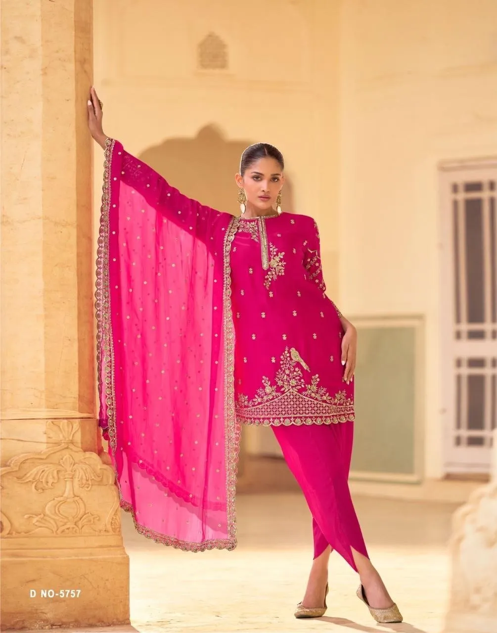 Kurti Dhoti Style