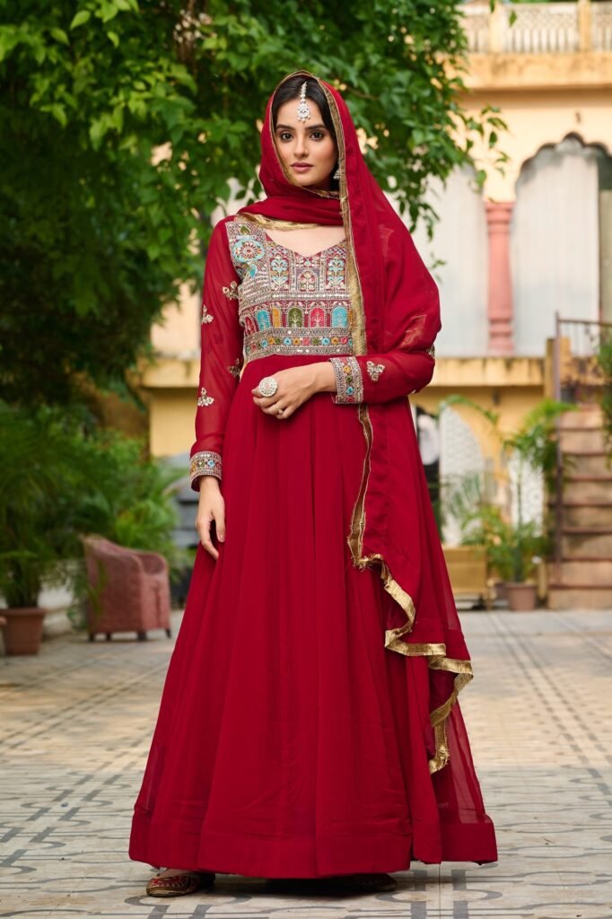 Anarkali Gown + Duppata