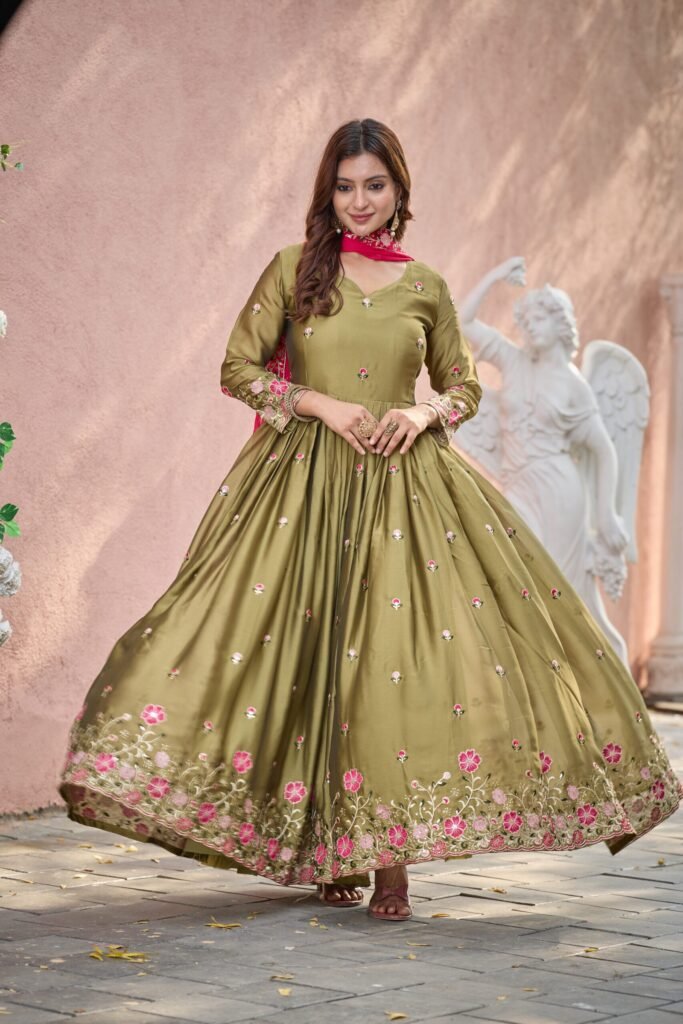 Anarkali Gown Suit Set