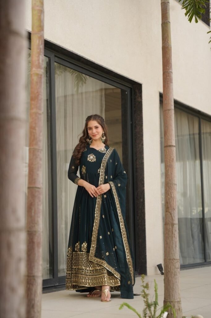 Anarkali Gown + Duppata