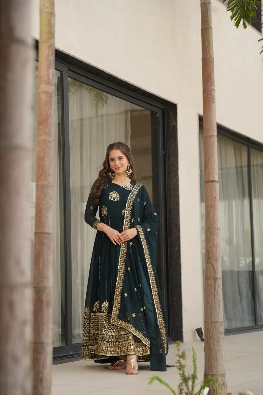 Anarkali Gown + Duppata