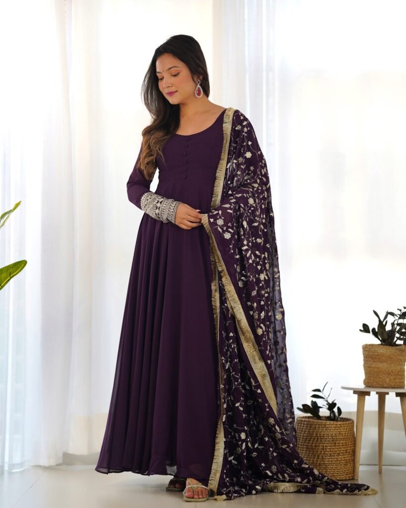 Anarkali Gown Suit Set