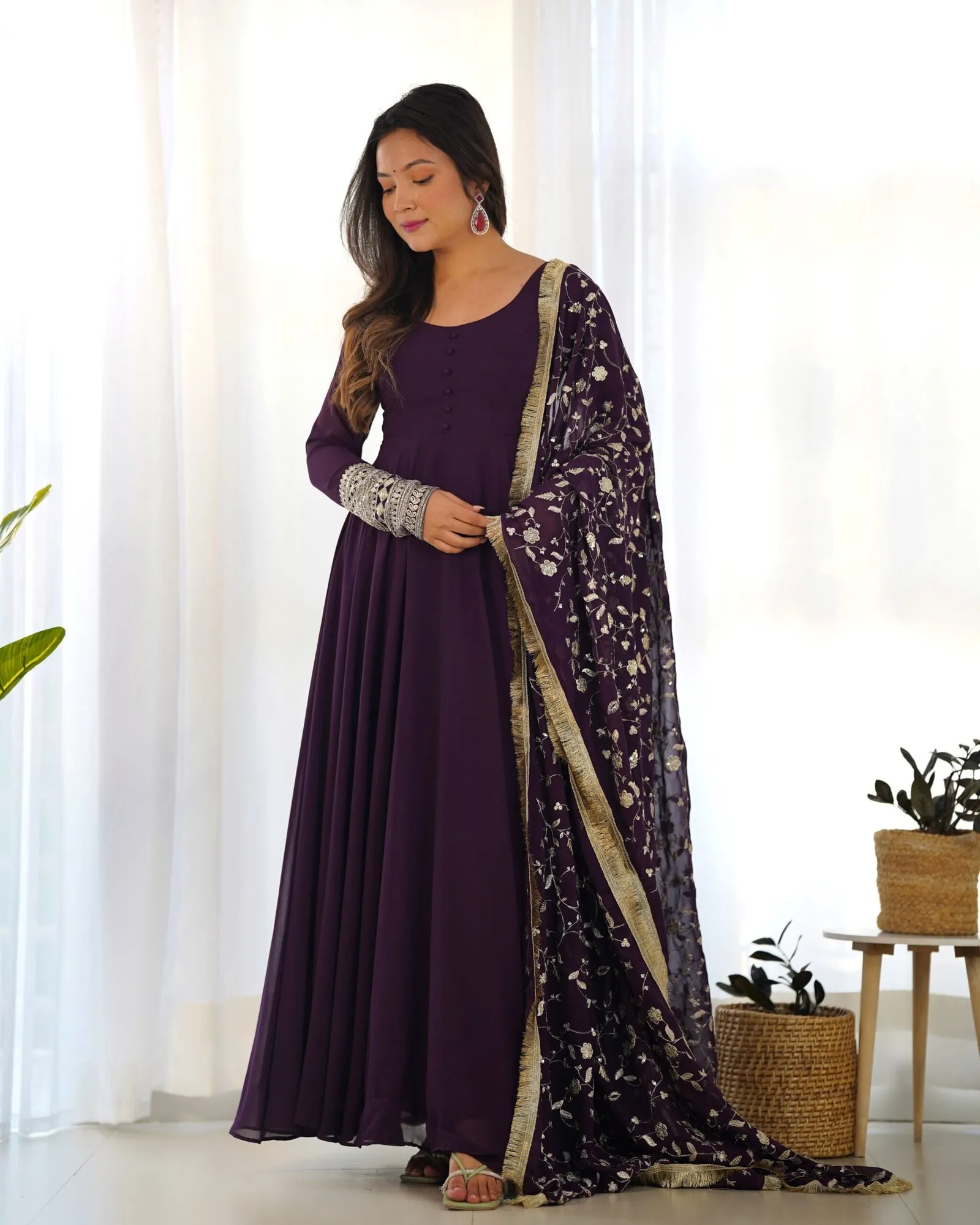 Anarkali Gown Suit Set