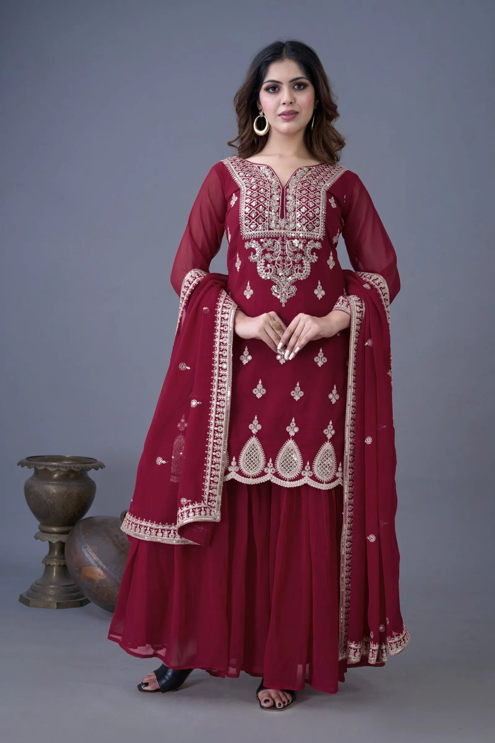 Kurti Plazo Set
