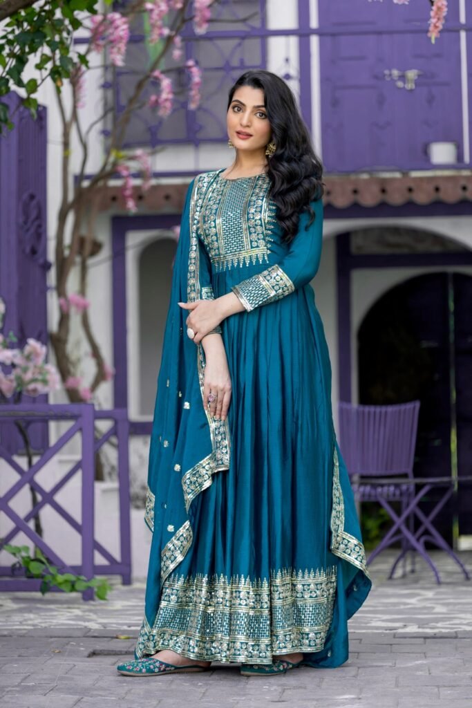 Anarkali Gown + Duppata