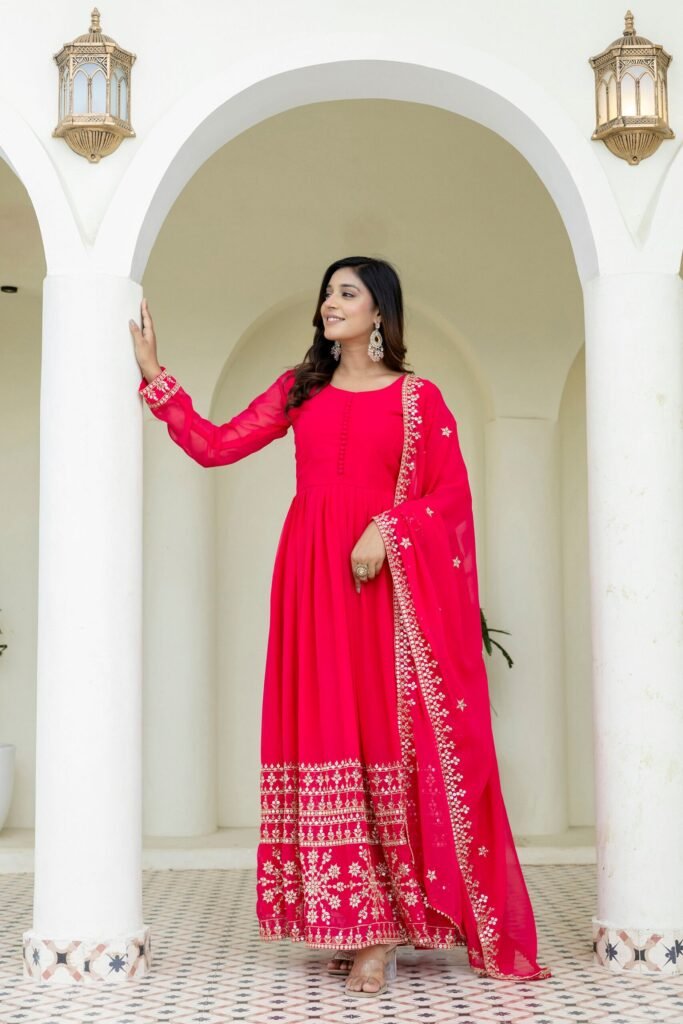 Anarkali Gown + Duppata