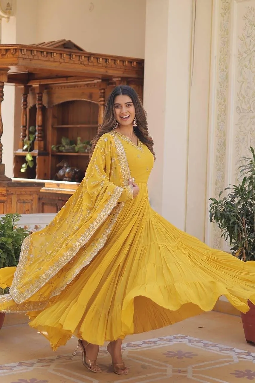 Anarkali Gown + Duppata