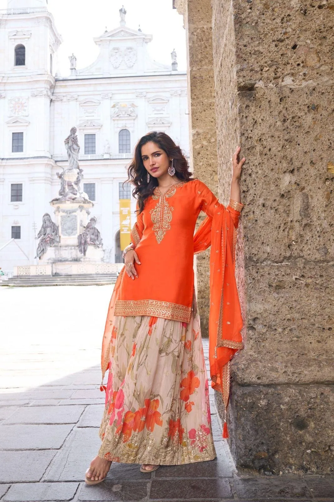 Kurti Plazo Set