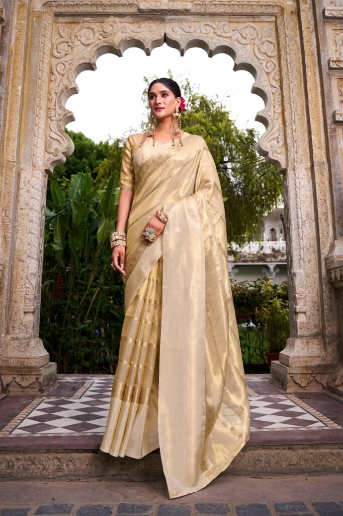 Saree Gold Tissue