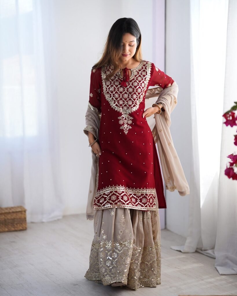 Top Sharara Set