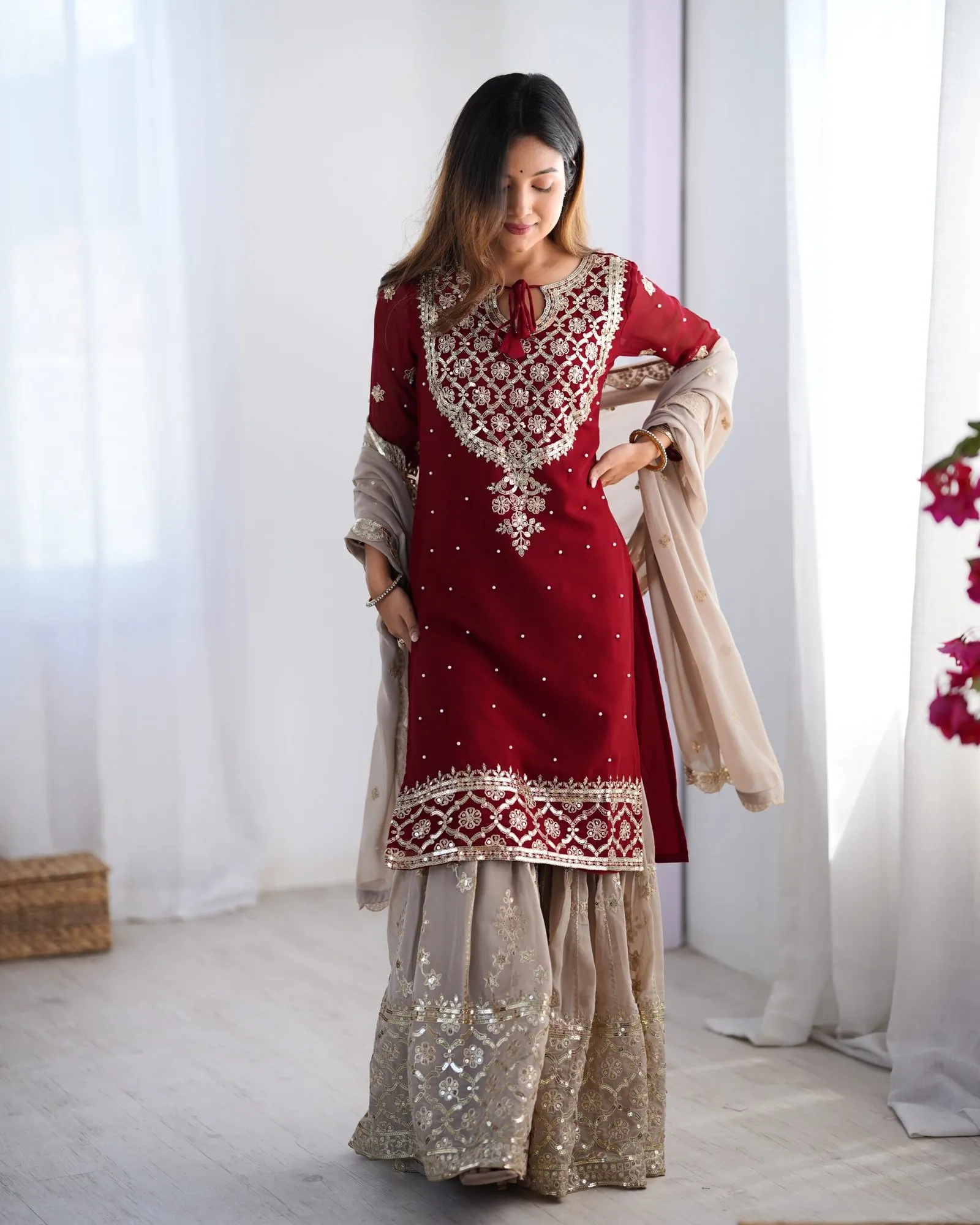 Top Sharara Set
