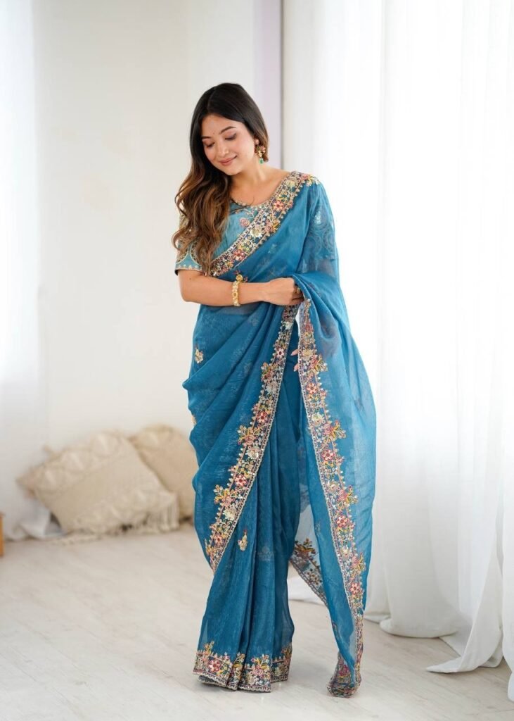 Saree Crunchy Silk