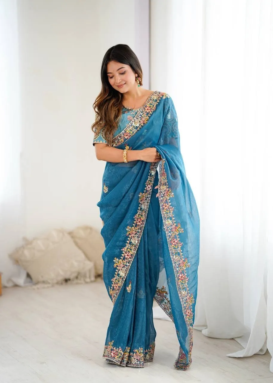 Saree Crunchy Silk