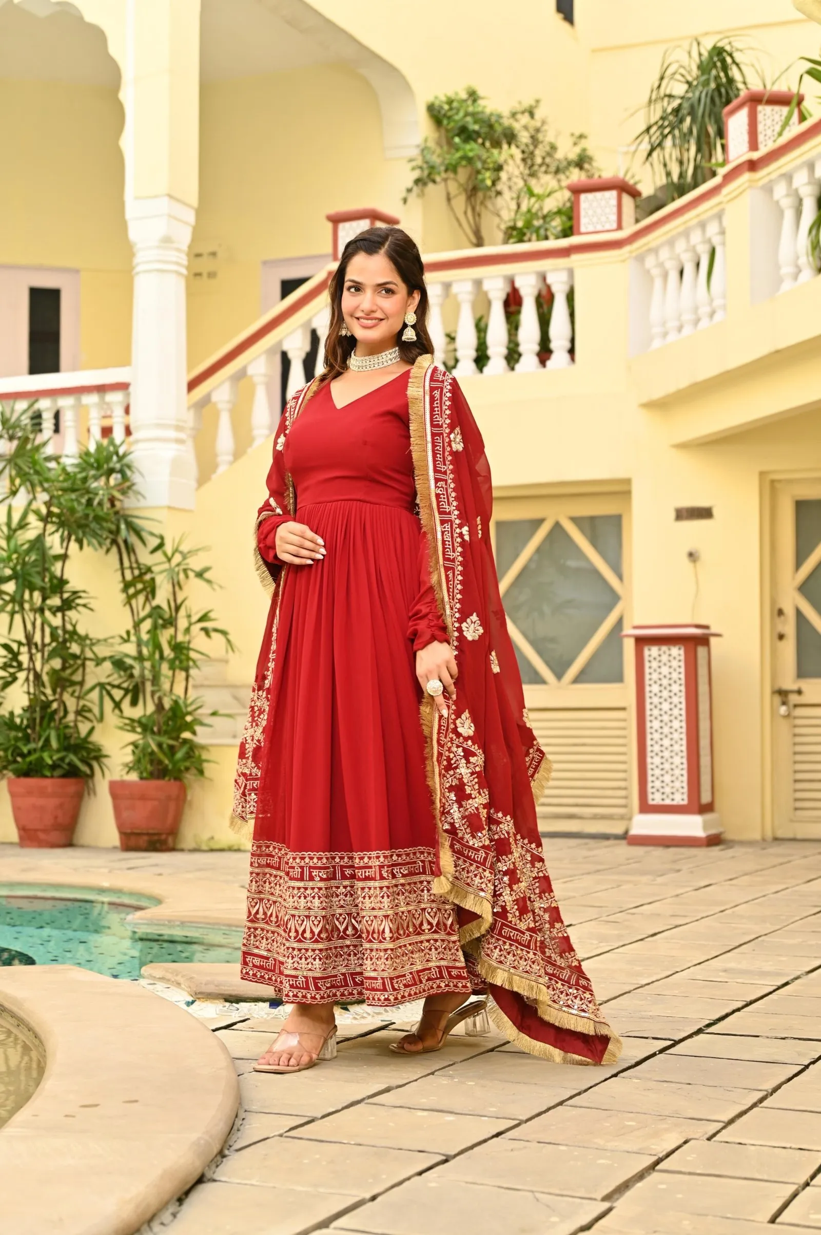 Anarkali Gown + Duppata