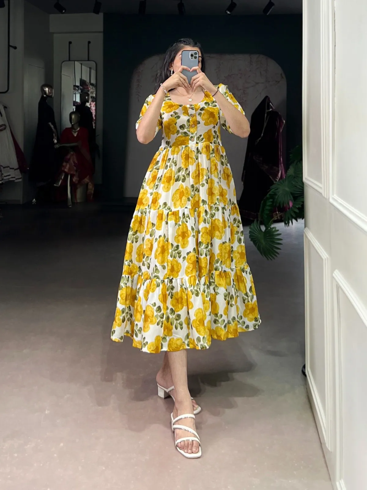Frock Vichritra Silk