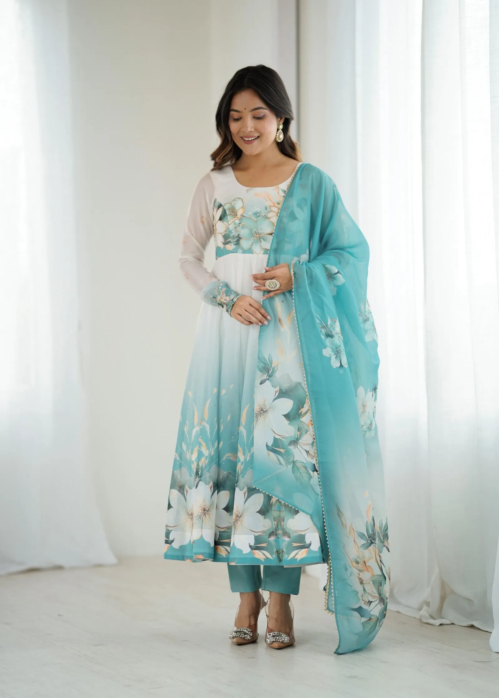 Anarkali Suit Set