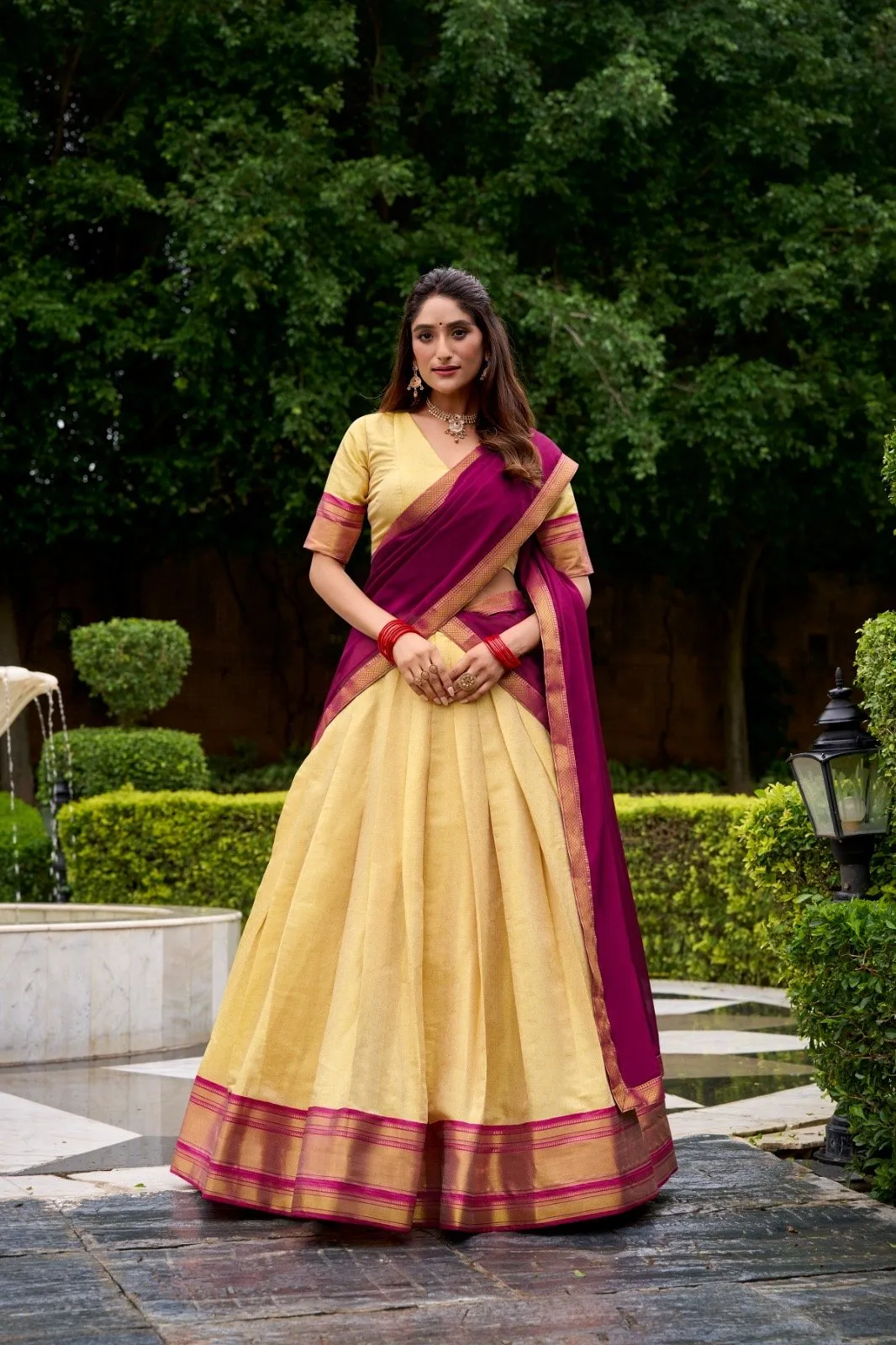 South Indian Look Lahenga Choli