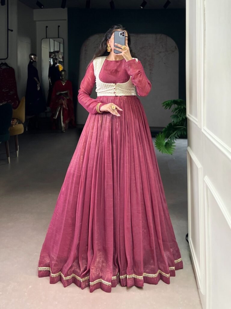 Gown Silver Glosy