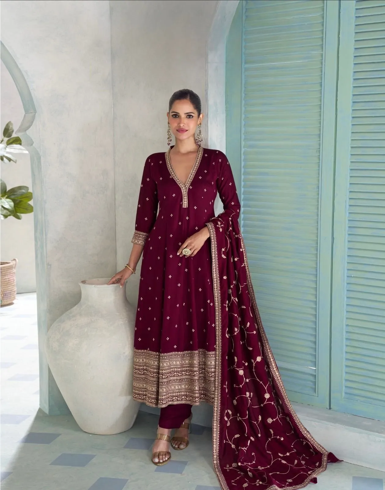 Anarkali Suit Set