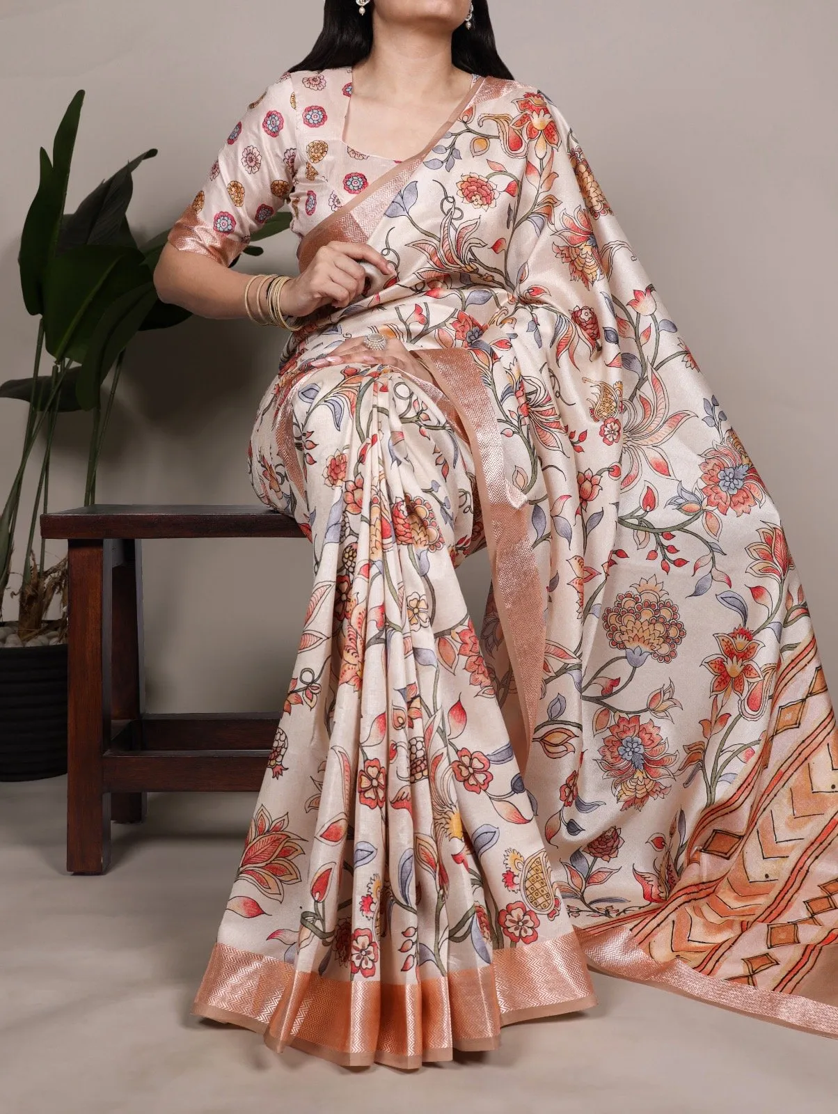 Saree Tasar silk