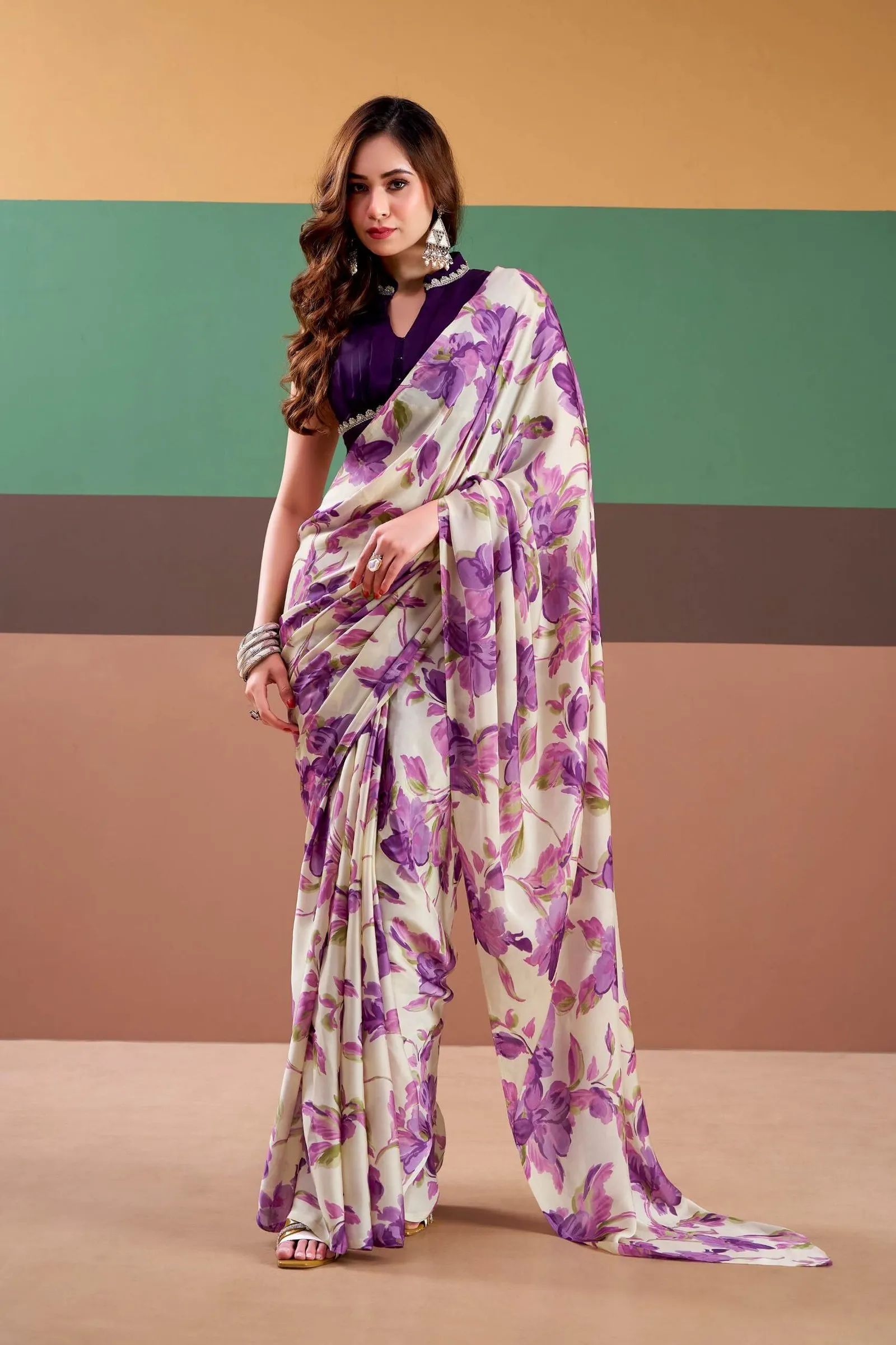 Saree Satin Silk
