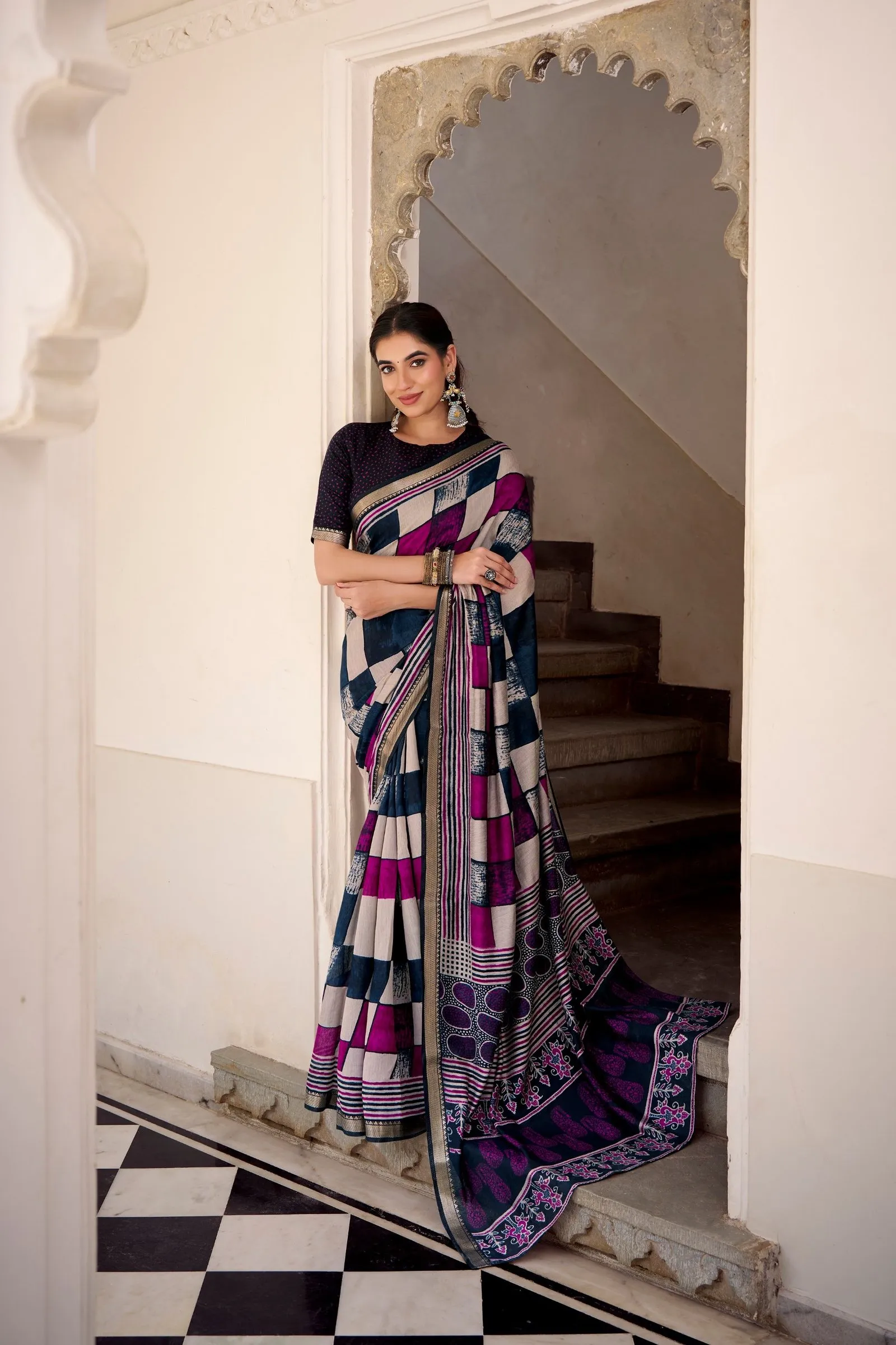 Saree Polyester Viscose