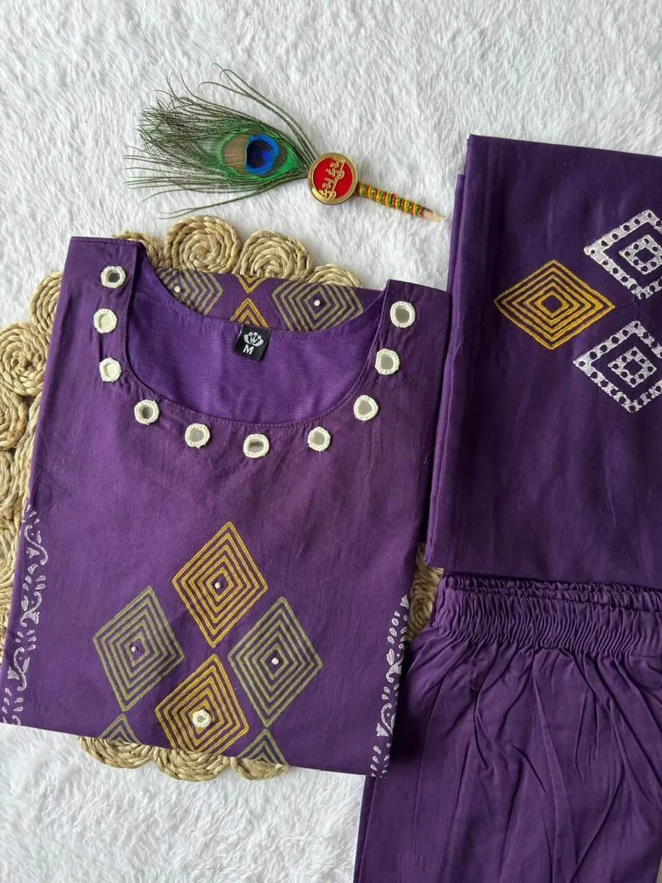 Kurti Pant Set Cotton
