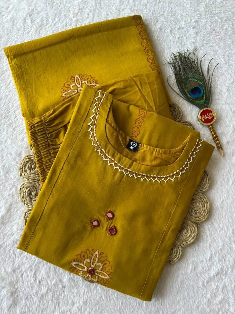 Kurti Pant Set Cotton