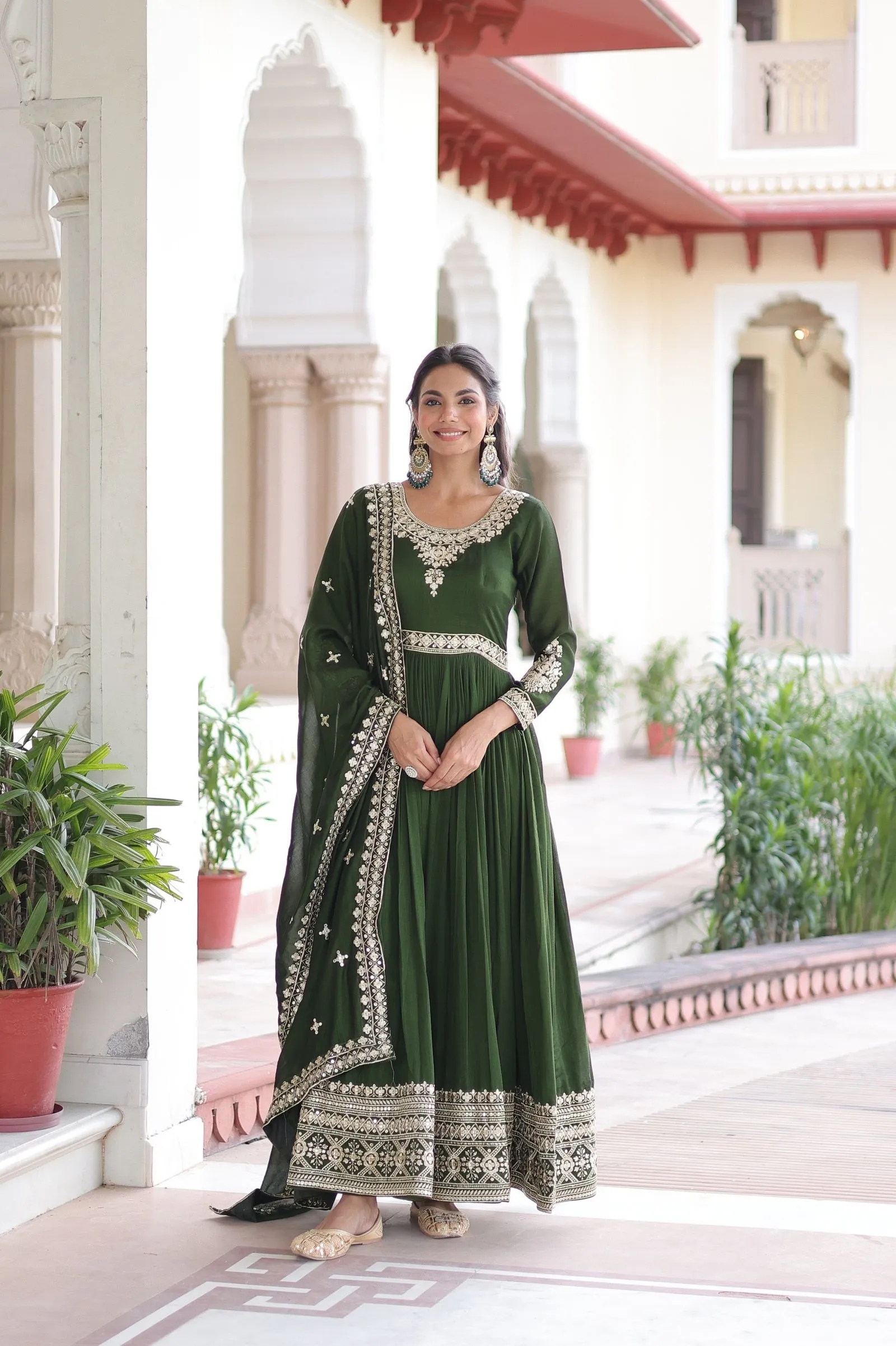 Anarkali Gown + Duppata