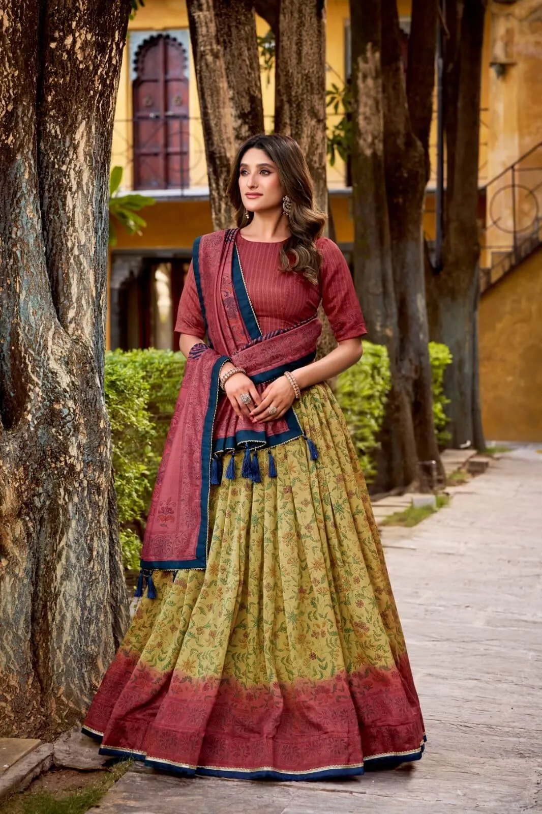 Lahenga Set Vichitra Silk