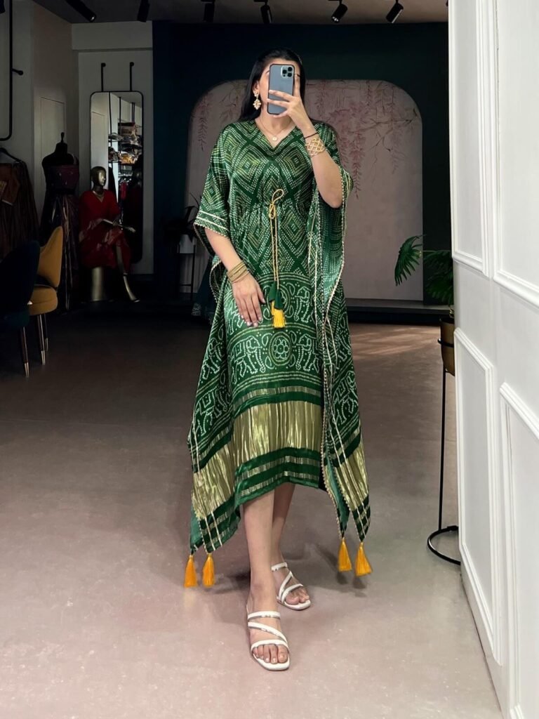 Kaftan Pure Gaji Silk Fabric