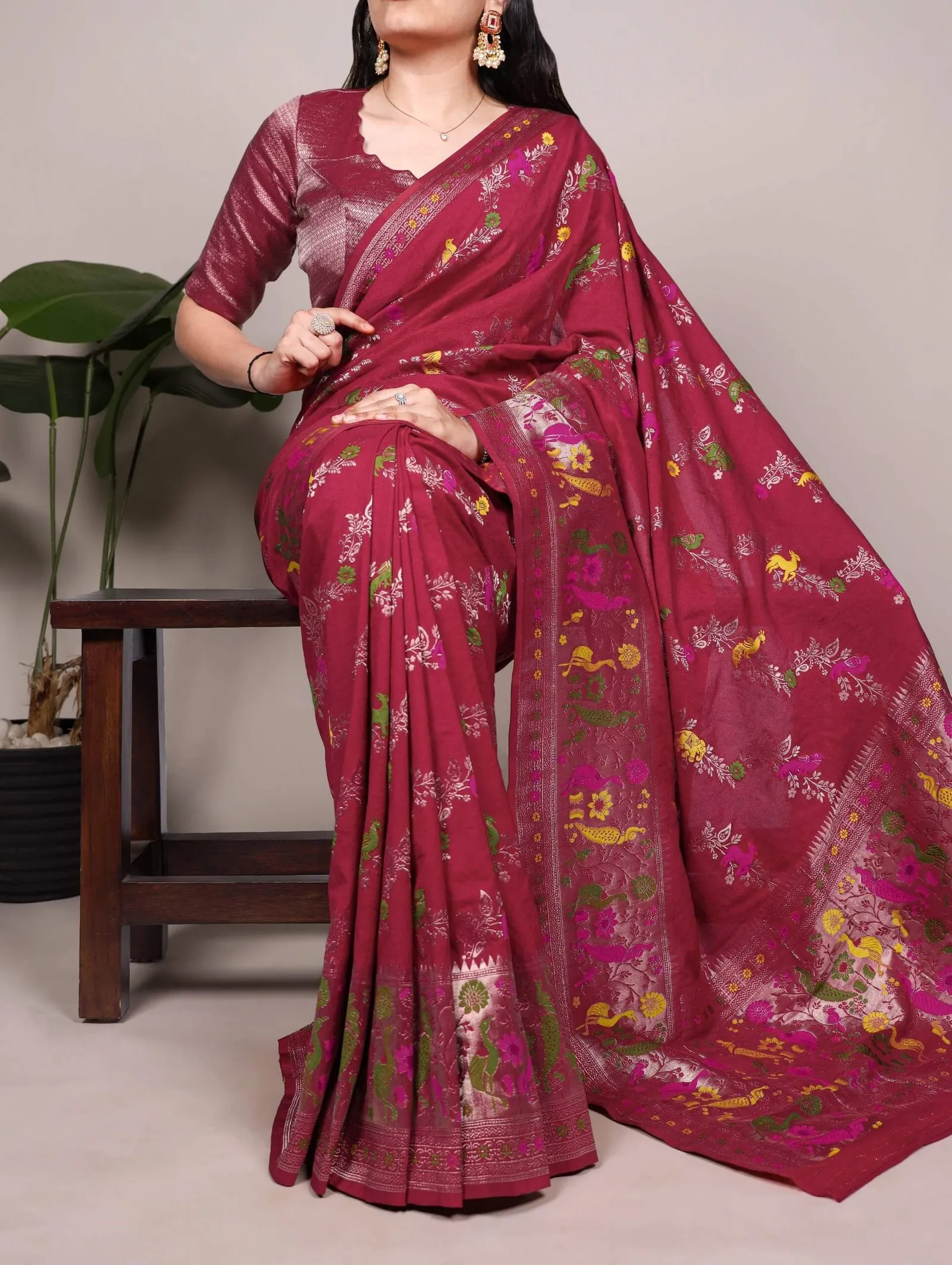 Saree Naylon Fabric