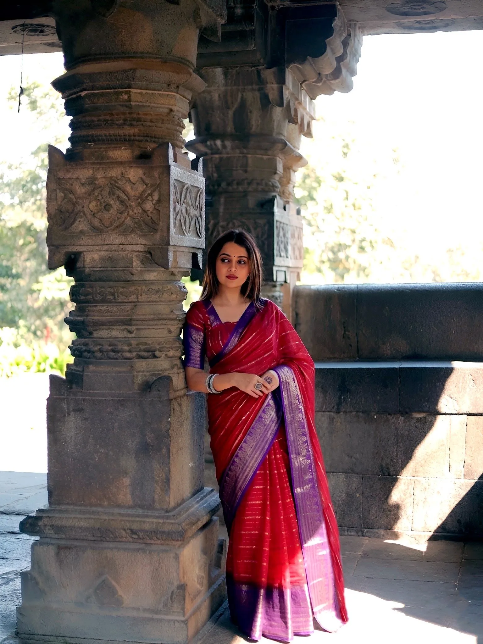 Saree Crepe Fabric
