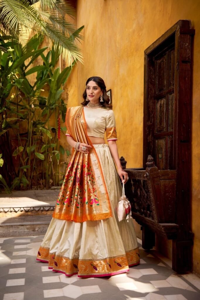 Lahenga Choli Set Paithani love